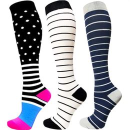 Men's Socks Antifatigue Unisex Compression Fit For Nurses Pregnancy Varicose Veins Leg Pain Relief Flight Travel Stockings