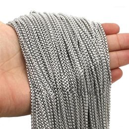 Chains Granny Chic Whole Jewelry 10pcs Lot 2 3 5mm 316L Stainless Steel Silver Unisex Rolo Box Aberdeen Chain DIY Bulk For Men257a