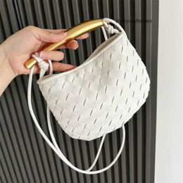 Tote Fashion Bags Bags Large Totes Botte Month Venetas sardine Soft Leather Pleated Handbag Leather Versatile sardine Bag Woven Bag Womens Advanced Hand Dumpling Ba