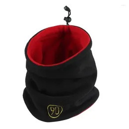 Scarves Men's Autumn Winter Neck Cover Pullover Knitted Bib Windproof Plush Thickened Warm Multifunctional Hat And Cervical