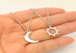 Pendant Necklaces Sun And Moon Friend Friendship Necklace Lover Couple Family Gift For Women Girl Her Him2192976