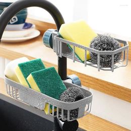 Hooks Adjustable Kitchen Sink Drain Rack Sponge Storage Faucet Holder Soap Drainer Shelf Basket Organizer Bathroom Accessories