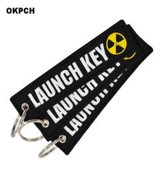 Launch Key Chain Bijoux Keychain for Motorcycles and Cars Scooters Embroidery Key Fobs1886396