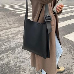 Bags 2023 Spring Trend Women Large Capacity Shoulder Bag Pu Leather Rectangular Tote Brand Designer Lady Messenger Bag Handbag