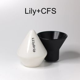 Lilydrip Coffee Philtre Transformer Ceramic Pour Over Maker Set Improves Drip Flow Rate Accessories For Bar 231225