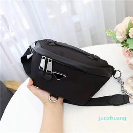 Designer- Waist Bags Classic Black Cellphone Case Canvas Nylon Large and Small Style BumBag Belt Handbags Fanny Pack2865