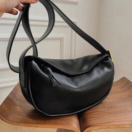 Bags 100% Genuine Leather Women's Handbags Quality Soft Cowhide Women Shoulder Bags Large Capacity Casual Luxury Ladie Messenger bag