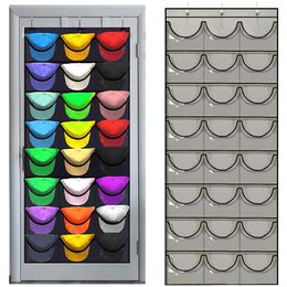 Storage Boxes Baseball Hat Rack Cap Organiser With Deep Pockets To Protect Store & Display