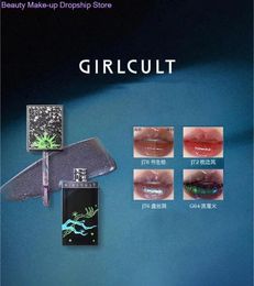 Girlcult Mirror Lip Glaze Non Stick Cup Chameleon Polarised Lipstick Moisturising Film Beauty Makeup 231225