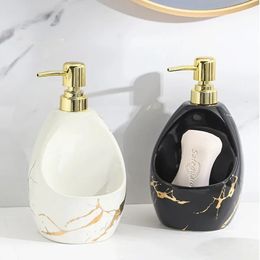 Marble Texture Ceramics Soap Dispenser Hand Sanitizer Bottle Detergent For Kitchen Bathroom Accessories Ceramic Lotion Bo 231222