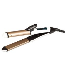 Straighteners 2 IN 1 Hair Curling Iron Hair Straightener Rapid Heating Ceramic Straightening Styling Tools Hair Curler Flat Iron Fast Shipping
