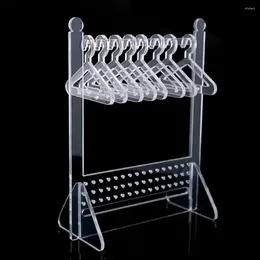 Jewellery Pouches Acrylic Earring Storage Rack Necklace Display Transparent Earrings Mini Clothes