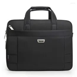 Briefcases Business Classic Men's Shoulder Bag Work Handbags Men Briefcase Laptop Bags A4 Folder File Carrying Handbag Women Computer