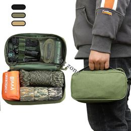 Briefcases Outdoor Survival Tools Bag Portable Handbag Military Tactical Accessory Pouch Men Waterproof Nylon Hunting Medical Sundries Bag