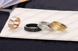 Fashion Ring Band Rings Personality Simplicity for Man Women Jewelry 4 Colors Gifts Temperament Trend Accessories4149575