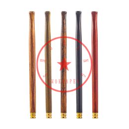 New Style Long Natural Wood Smoking Portable Innovative Removable Circulate Philtre Handpipes Dry Herb Tobacco Cigarette Holder Wooden Tips Pipes