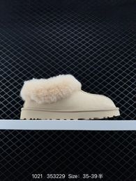Klasik kadın şeker rengi sıcak kış kar botları moda botları ayakkabı klasik
