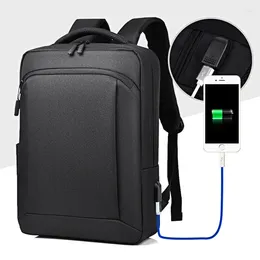 School Bags Anti Theft Oxford Backpacks High Quality Men 14 Inch Laptop For Travel OL Business Bag Male Casual USB Charging