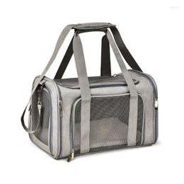 Cat Carriers Airline Approved Custom Colour Logo Foldable Portable Soft Pet Carrier Travel Bag For Dog