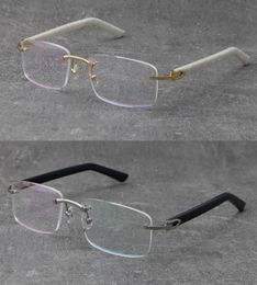 Factory Direct Rimless Women Man 18k Gold Frame Reading Glasses presbyopic Eyeglasses Metal Frames Myopic Optical Arms Plank 5545301