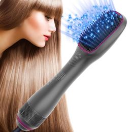 Dryers LESCOLTON Hair Dryer Brush 3 in 1 Hot Air Brushes Blow Dryer Brush Hair Comb One Step Electric Hair Brushes Hair Straightener