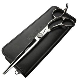 67 inch Japan440c Steel Professional Barber Scissors Hair Design Tool Hairstylist Hairdressing Salon 231225