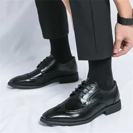 Dress Shoes Official Heel Block Men Men's Elegant Boots Outdoor Sneakers Sport Luxury Teniz Chassure High-level Tenia