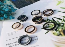 Original Brand Titanium Steel Ring For Men And Women Porcelain Ring Wedding Copy Ring Huanbao Couple Gift7783892