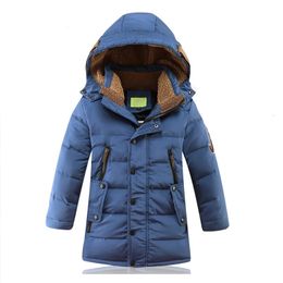 -30 Degree Children's Winter Jackets Duck Down Padded Children Clothing Big Boys Warm Winter Down Coat Thickening Outerwear 231226