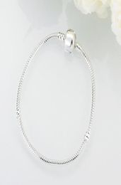 Wholesale-quality 20Pcs/Lot Silver Plated Bracelet & Bangle Chain with Barrel Clasp Fit P women bracelets pulseras5229212