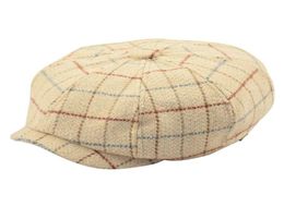 Male Autumn and Winter Felt Large Sizes Octagonal Cap Big Head Man Beret Hat Plus Size Wool Newsboy Caps 57 60 LJ2011268975420