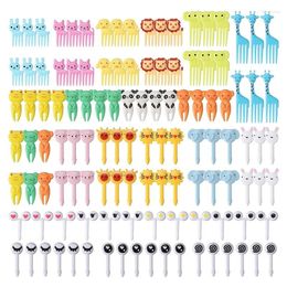 Forks Animal For Kids Fun Bento Picky Eater Cute Fruit Toothpicks Lunch Box Replacement Accessories