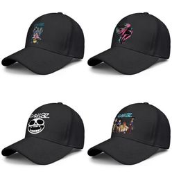 Men039s and women039s baseball caps cricket custom graphics fashion trucker hat Gorillaz fan art logo gorillaz The Now music7031702