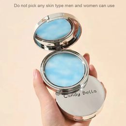 The Blue Sky Oil Control Long lasting Powder Cake with Puff Makeup Waterproof Wet and Dry Face 231226