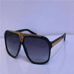 men fashion design sunglasses millionaire evidence eyewear retro vintage shiny gold summer style laser logo Z0350W top quality2493