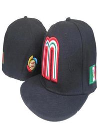 Top Mexico M letter Baseball caps women men gorras bones aba reta touca toca Flat Fitted Hats4636545