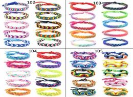 10Pcs Handmade Colourful Nepal Woven Friendship Bracelets with a Sliding Knot Closure Unisex Adjustable Mix Colour Random8961385