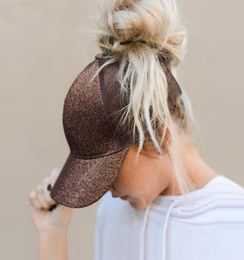 2019 ponytail baseball cap women men messy bun snapback sun summer mesh hats casual sport caps drop adjustable1401647