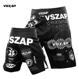 VSZAP Billboard Shorts Fighting Competition Training Sports Quick Dry Fighting Shorts Summer Jujutsu Gym Running Shorts MMA Muay Thai