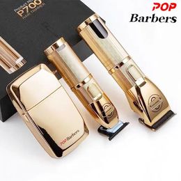 Trimmer Pop Barbers P800 P700 P600 Hair Clipper Hair Trimmer for Men Professional Barber Hair Cutting Hine Finishing Haircut