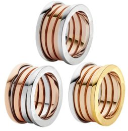 style 3mix Colour stainless steel lucky lady temperament brand fashion spiral spring ring Jewellery birthday gift7972298