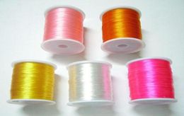 5Rollslot Stretch Elastic Beading Cord Wire Jewelry Findings Components For DIY Craft Gift 05mm WS132264463906905