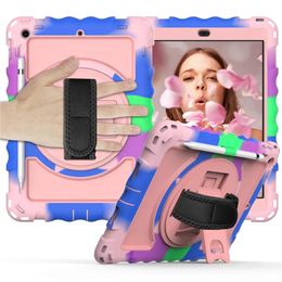 Backpack Shockproof Hybrid 3 in 1 Heavy Duty Stand Hand Strap Tablet Cases For iPad Pro 11 10.5 9.7 Mini 6 Air 4 10.9 Samsung A8.4 A8.0 A10