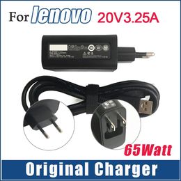 Chargers Original Power Supply Ac Adapter 65W 20V 3.25A & 5.2V 2A for Lenovo Yoga 900 / 700 / 3 Pro / 4 Pro USB Cable Laptop Charger