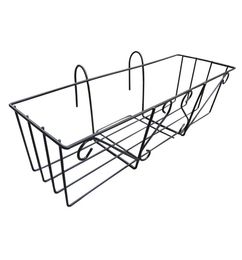 Hanging Balcony Flower Pot Brackets Holder Box Stand Rack Railing Shelf Patio Deck Plant Planter Container Accessories Y2007238209403