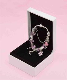 New Tower Pendant Bracelet for Platinum DIY Beaded Lady Elegant with Original Box Holiday Gift246E9710129