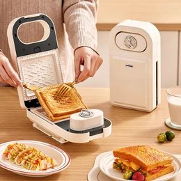 Bread Makers 650W Electric Sandwich Maker Multifunctional Waffle Machine Toaster Baker Timing Breakfast Takoyaki Pancake Donuts 220V