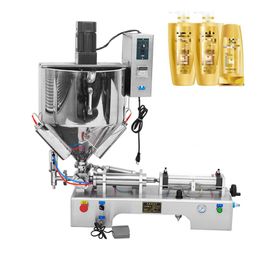 Pneumatic Piston Liquid Filler Shampoo Gel Honey Vinegar Oil Detergent Liquid Soap Filling Machine