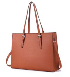 Brand Lady PU Leather Women Handbag Messenger Laptop Bag 15.6 Inch Shoulder Case For Air Pro PC Notebook Dropship 227 231226