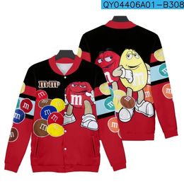 Printed graffiti stand collar men's jacket trend pattern youth baseball uniform retro y2k Korean sports fashion jacket 231226